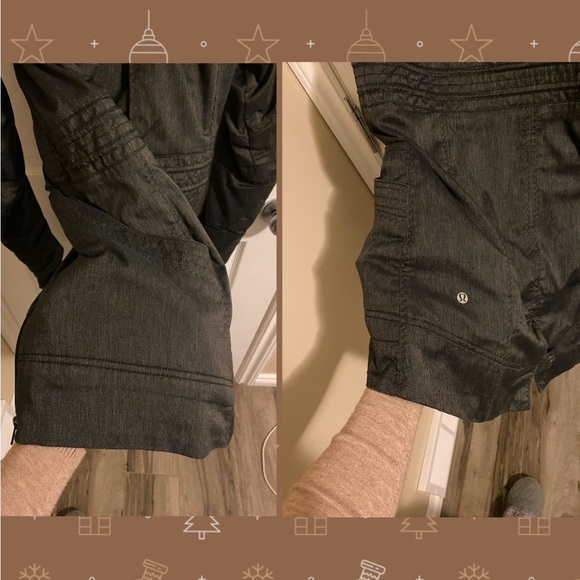 Lululemon “Apres Run Anorak” Deep Camo Herringbone Size 4 - Picture 9 of 9